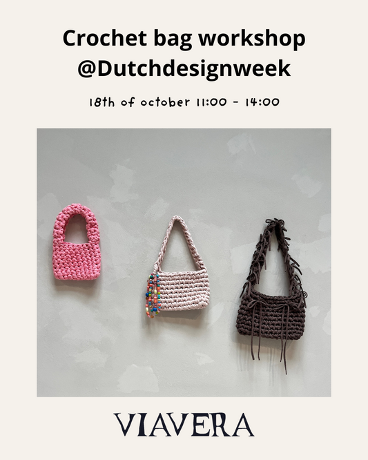 Crochet Bag Workshop @Dutch Design Week 18 october