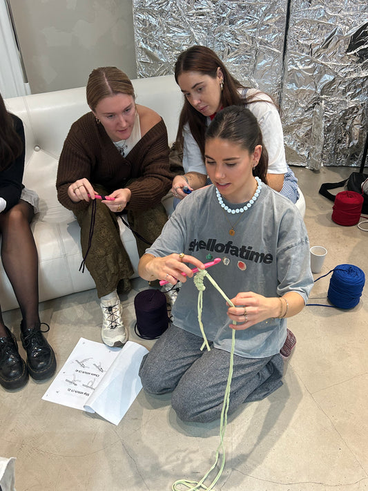 Crochet Bag Workshop afternoon 1-11